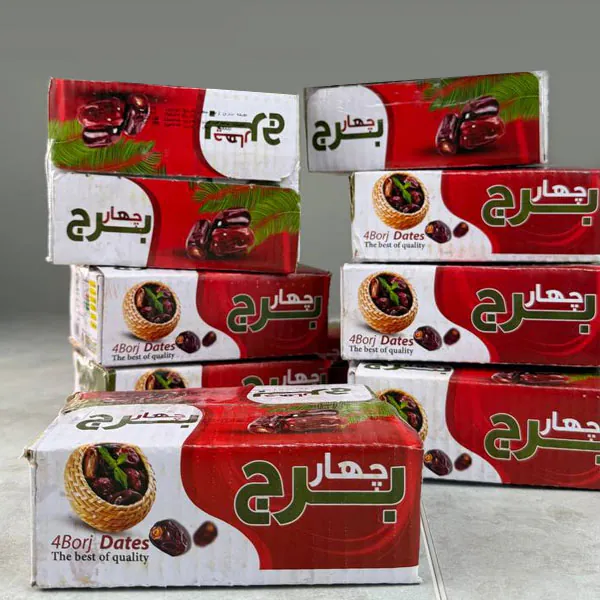 فروش عمده خرمای کبکاب کارتنی به هم فشرده 1 کیلویی
